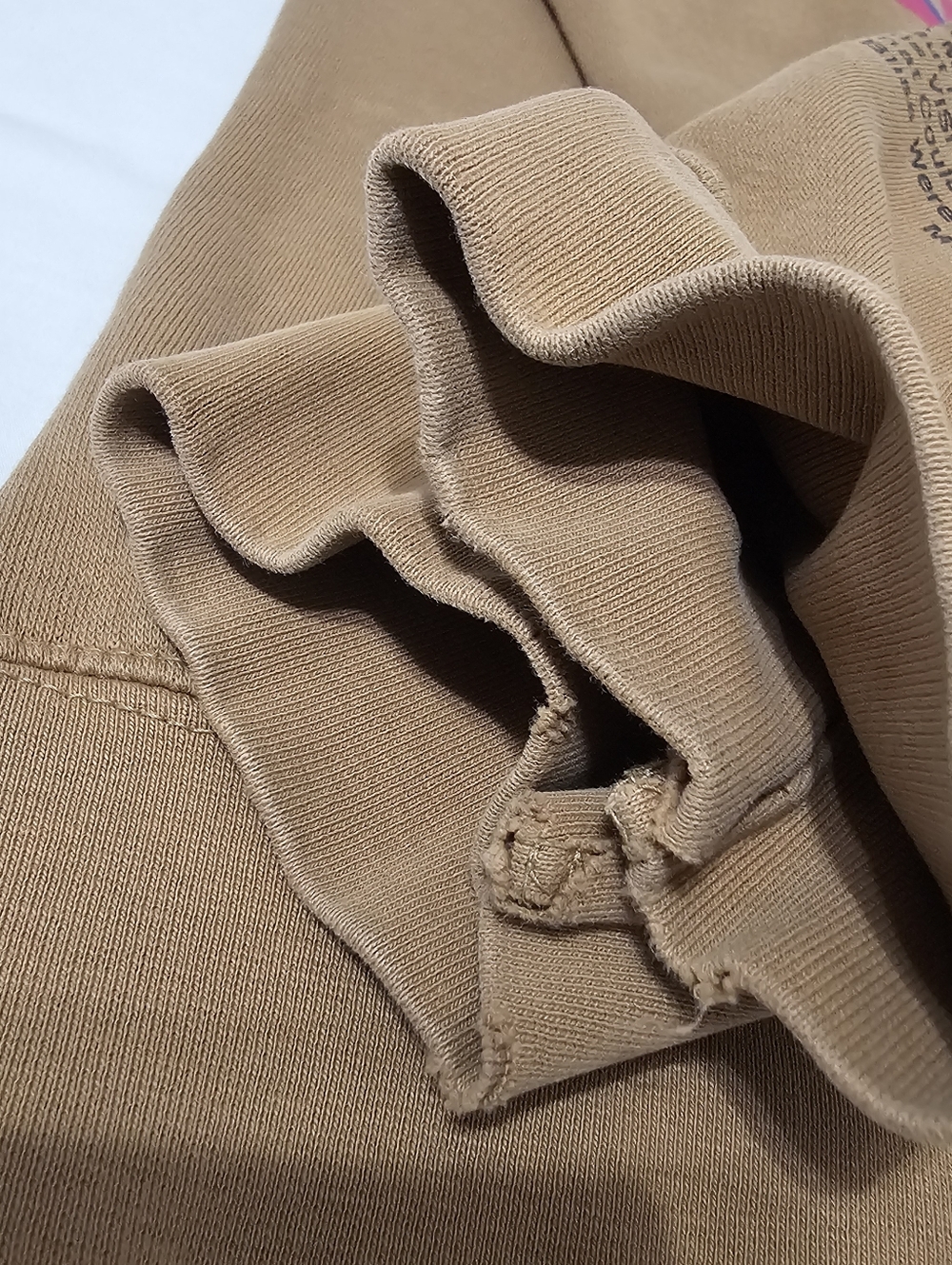 Jaden Smith SYRE Beautiful Confusion Hoodie Tan Pullover Merch Streetwear Unisex - Picture 9 of 9